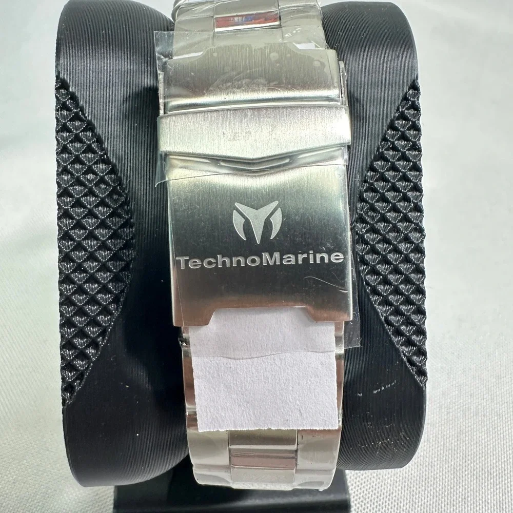 NWT TechnoMarine Manta Ray Watch Men's Blue Chronograph TM-220123 Sport Luxury